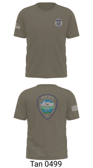 Short Sleeve Performance Shirt, Winthrop Police Department, Police, Teamtime, Team time, sublimation, custom sports apparel, team uniforms, spirit wear, spiritwear, sports uniforms, custom shirts, team store, custom team store, fundraiser sports, apparel fundraiser