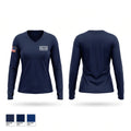 Farmington Police Department Women's Long Sleeve V-neck Shirt - 1