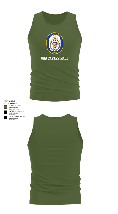 Uss Carter Hall 96042318 Tank Top - 56