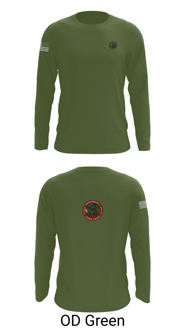 Long Sleeve Performance Shirt, Detachment 1, 24th MDSB, , Teamtime, Team time, sublimation, custom sports apparel, team uniforms, spirit wear, spiritwear, sports uniforms, custom shirts, team store, custom team store, fundraiser sports, apparel fundraiser