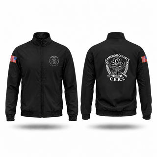 Windbreaker, Cameron County CERT, Police, Teamtime, Team time, sublimation, custom sports apparel, team uniforms, spirit wear, spiritwear, sports uniforms, custom shirts, team store, custom team store, fundraiser sports, apparel fundraiser