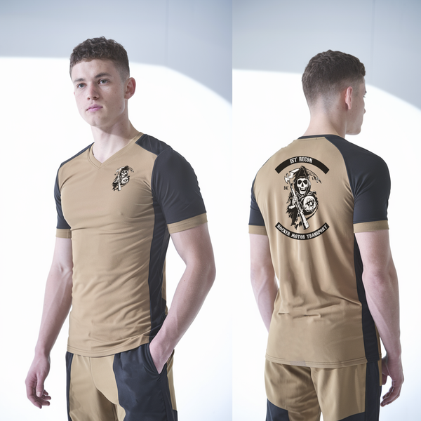 Old School Cotton Feel Shirt, 1st Recon, Marines, Teamtime, Team time, sublimation, custom sports apparel, team uniforms, spirit wear, spiritwear, sports uniforms, custom shirts, team store, custom team store, fundraiser sports, apparel fundraiser