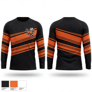 Long Sleeve Performance Shirt, Leesburg Jackets Cheer, Cheer, Teamtime, Team time, sublimation, custom sports apparel, team uniforms, spirit wear, spiritwear, sports uniforms, custom shirts, team store, custom team store, fundraiser sports, apparel fundraiser