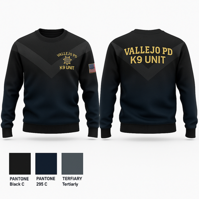 Vallejo PD K9 Unit 19509395 Crew Neck Sweatshirt - 50