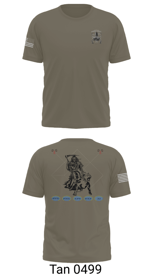 Old School Cotton Feel Shirt, 204th MDP, Army, Teamtime, Team time, sublimation, custom sports apparel, team uniforms, spirit wear, spiritwear, sports uniforms, custom shirts, team store, custom team store, fundraiser sports, apparel fundraiser