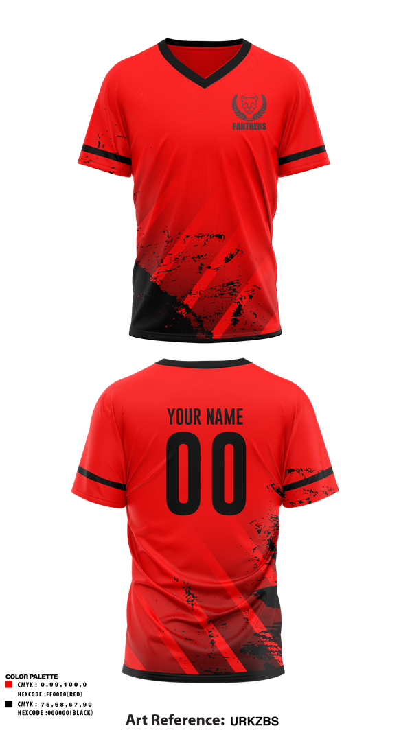 Mens Soccer Jersey, Panthers, Men's Soccer, Teamtime, Team time, sublimation, custom sports apparel, team uniforms, spirit wear, spiritwear, sports uniforms, custom shirts, team store, custom team store, fundraiser sports, apparel fundraiser