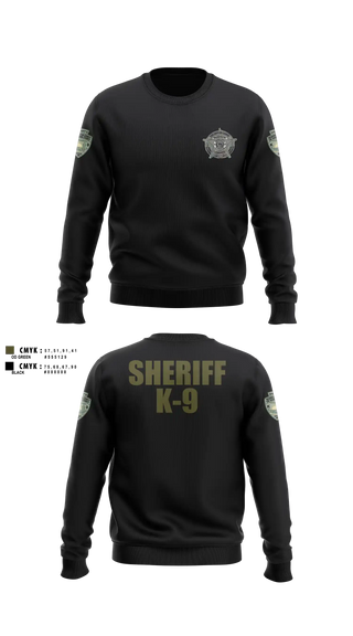 Crew Neck Sweatshirt, Washington County SO Maine K9 Unit, Police, Teamtime, Team time, sublimation, custom sports apparel, team uniforms, spirit wear, spiritwear, sports uniforms, custom shirts, team store, custom team store, fundraiser sports, apparel fundraiser