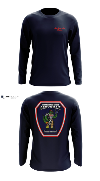 Long Sleeve Performance Shirt, Marathon Fire Rescue, Fire Department, Teamtime, Team time, sublimation, custom sports apparel, team uniforms, spirit wear, spiritwear, sports uniforms, custom shirts, team store, custom team store, fundraiser sports, apparel fundraiser