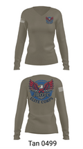 Elite Corps 18992372 Women's Long Sleeve V-neck Shirt - 11
