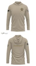 Vermillion County Sheriff’s Office Long Sleeve Performance Shirt with hood - 3