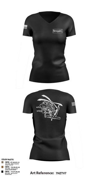 Womens Short Sleeve Vneck Shirt, B Co. 2-147, , Teamtime, Team time, sublimation, custom sports apparel, team uniforms, spirit wear, spiritwear, sports uniforms, custom shirts, team store, custom team store, fundraiser sports, apparel fundraiser