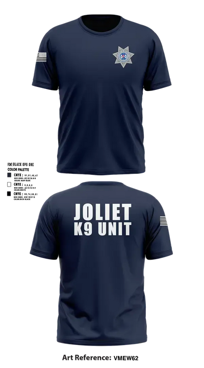 Joliet Police K-9 Unit 79217416 Short Sleeve Rash Guard Shirt - 21