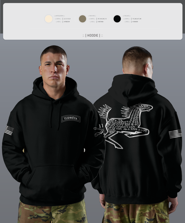 Hoodie, DET 1 HHC 3-116 CAV, Army, Teamtime, Team time, sublimation, custom sports apparel, team uniforms, spirit wear, spiritwear, sports uniforms, custom shirts, team store, custom team store, fundraiser sports, apparel fundraiser
