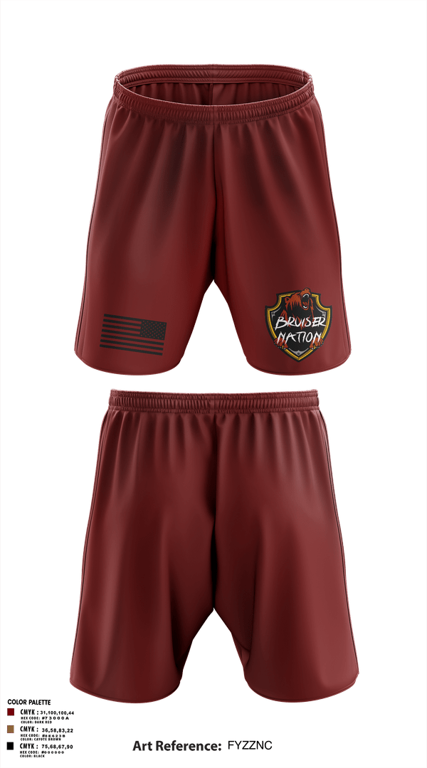 Athletic Shorts With Pockets, Bravo 3-6 ADA, Army, Teamtime, Team time, sublimation, custom sports apparel, team uniforms, spirit wear, spiritwear, sports uniforms, custom shirts, team store, custom team store, fundraiser sports, apparel fundraiser