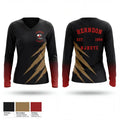 Herndon High School NJROTC 90971829 Women's Long Sleeve V-neck Shirt - 1