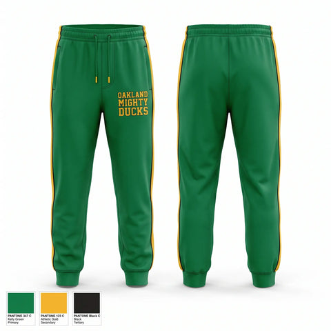 Sweatpants, Oakland Mighty Ducks, , Teamtime, Team time, sublimation, custom sports apparel, team uniforms, spirit wear, spiritwear, sports uniforms, custom shirts, team store, custom team store, fundraiser sports, apparel fundraiser