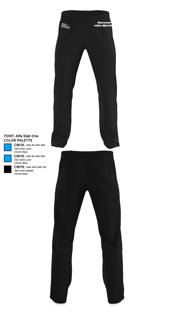 Sweatpants, Sherwood valley marshals, Police, Teamtime, Team time, sublimation, custom sports apparel, team uniforms, spirit wear, spiritwear, sports uniforms, custom shirts, team store, custom team store, fundraiser sports, apparel fundraiser