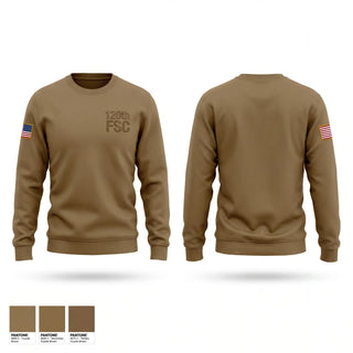 Crew Neck Sweatshirt, 120th FSC, National Guard, Teamtime, Team time, sublimation, custom sports apparel, team uniforms, spirit wear, spiritwear, sports uniforms, custom shirts, team store, custom team store, fundraiser sports, apparel fundraiser