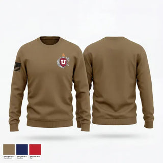 Crew Neck Sweatshirt, University of Utah NROTC, Navy, Teamtime, Team time, sublimation, custom sports apparel, team uniforms, spirit wear, spiritwear, sports uniforms, custom shirts, team store, custom team store, fundraiser sports, apparel fundraiser