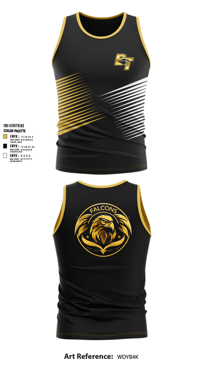 Burlington Township Track Club 19007392 Tank Top - 1