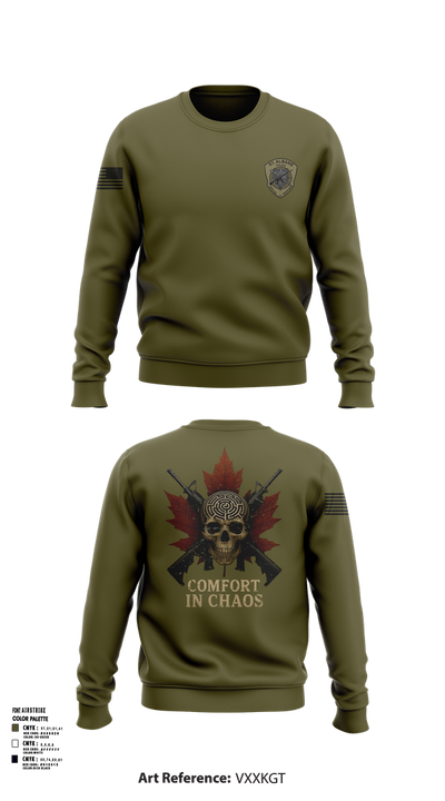 St Albans Police Special Response Team 18297149 Crew Neck Sweatshirt - 3