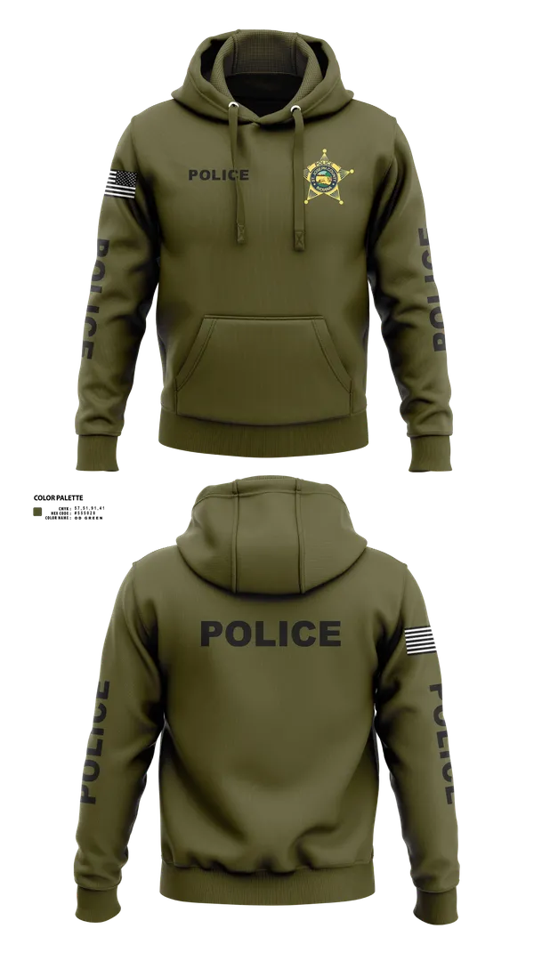 Hoodie, St. Joseph County Police Department, , Teamtime, Team time, sublimation, custom sports apparel, team uniforms, spirit wear, spiritwear, sports uniforms, custom shirts, team store, custom team store, fundraiser sports, apparel fundraiser