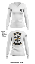 Fleet Opps 9370515 Women's Long Sleeve V-neck Shirt - 2