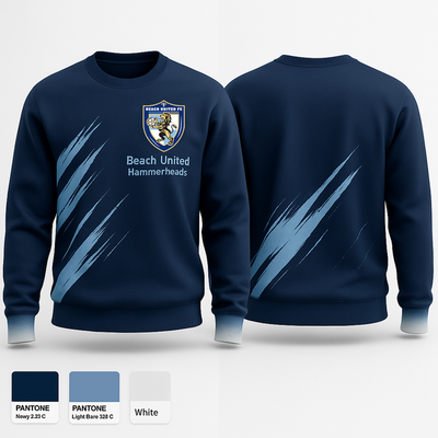 Beach United Hammerheads 53957718 Crew Neck Sweatshirt - 4