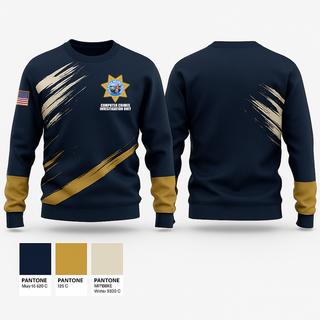 Crew Neck Sweatshirt, Computer Crimes Investigation Unit, Police, Teamtime, Team time, sublimation, custom sports apparel, team uniforms, spirit wear, spiritwear, sports uniforms, custom shirts, team store, custom team store, fundraiser sports, apparel fundraiser