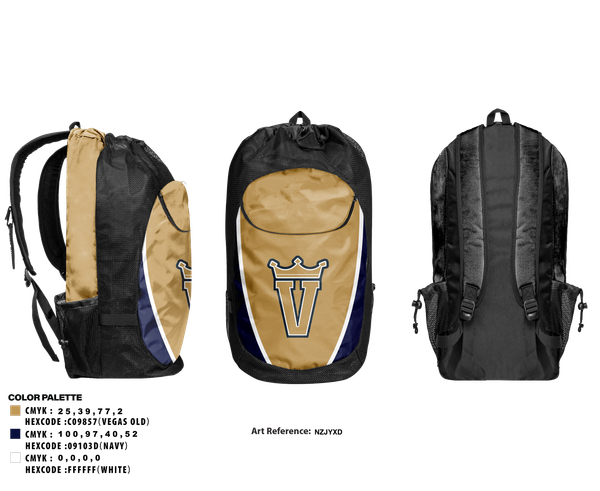 Gear Bag, Valley Kings, Baseball, Teamtime, Team time, sublimation, custom sports apparel, team uniforms, spirit wear, spiritwear, sports uniforms, custom shirts, team store, custom team store, fundraiser sports, apparel fundraiser