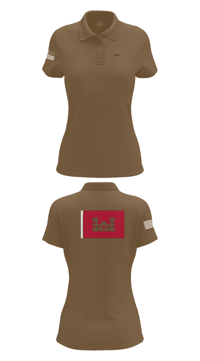 B 103 EN BN 37041687 Women's Short Sleeve Performance Polo  - 14