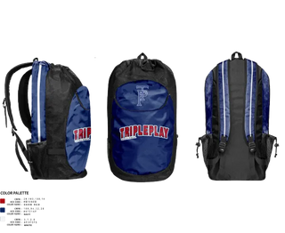 Gear Bag, TRIPLEPLAY, Baseball, Teamtime, Team time, sublimation, custom sports apparel, team uniforms, spirit wear, spiritwear, sports uniforms, custom shirts, team store, custom team store, fundraiser sports, apparel fundraiser