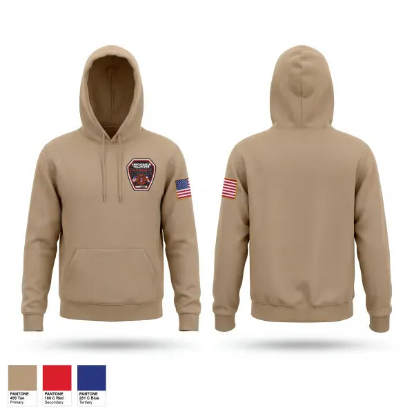 Hoodie, Springfield Volunteer Fire Dept., Fire Department, Teamtime, Team time, sublimation, custom sports apparel, team uniforms, spirit wear, spiritwear, sports uniforms, custom shirts, team store, custom team store, fundraiser sports, apparel fundraiser