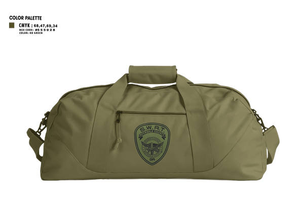 Duffle Bag, Rockdale SWAT, Police, Teamtime, Team time, sublimation, custom sports apparel, team uniforms, spirit wear, spiritwear, sports uniforms, custom shirts, team store, custom team store, fundraiser sports, apparel fundraiser