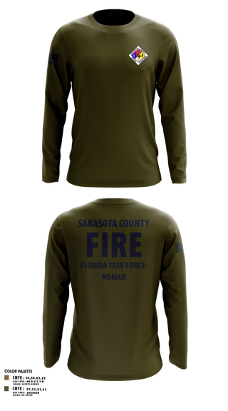 Long Sleeve Performance Shirt, Sarasota County Fire Department, , Teamtime, Team time, sublimation, custom sports apparel, team uniforms, spirit wear, spiritwear, sports uniforms, custom shirts, team store, custom team store, fundraiser sports, apparel fundraiser