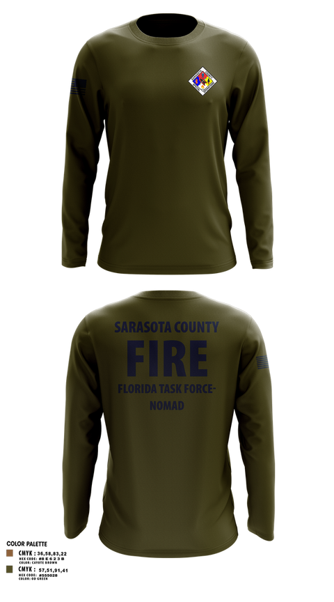 Long Sleeve Performance Shirt, Sarasota County Fire Department, , Teamtime, Team time, sublimation, custom sports apparel, team uniforms, spirit wear, spiritwear, sports uniforms, custom shirts, team store, custom team store, fundraiser sports, apparel fundraiser