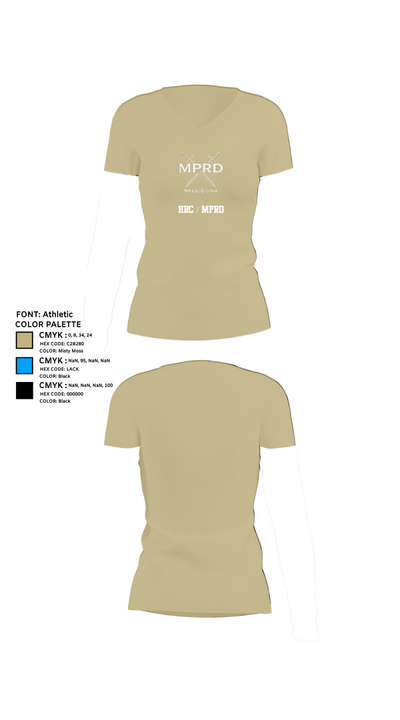 HRC / MPRD 15170555 Women's Short Sleeve V-neck Shirt - 84