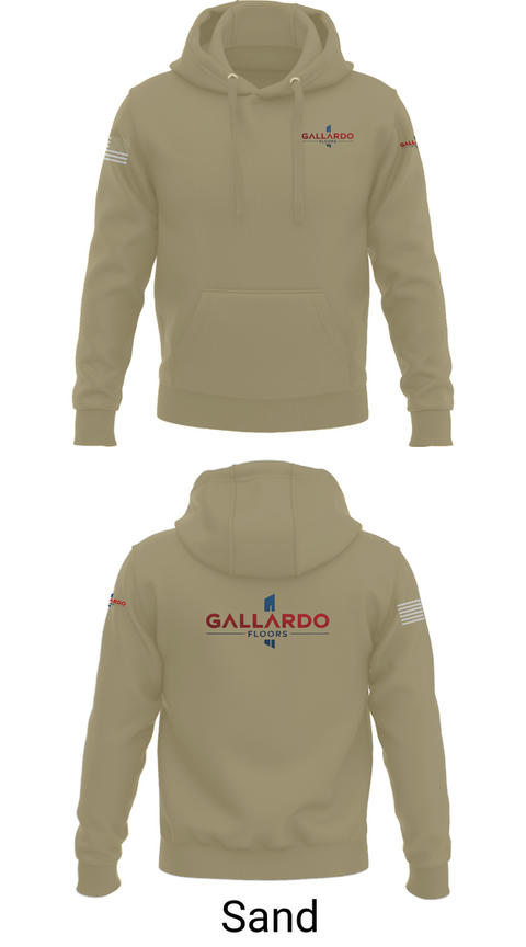 Hoodie, Gallardo Floor’s, Army, Teamtime, Team time, sublimation, custom sports apparel, team uniforms, spirit wear, spiritwear, sports uniforms, custom shirts, team store, custom team store, fundraiser sports, apparel fundraiser