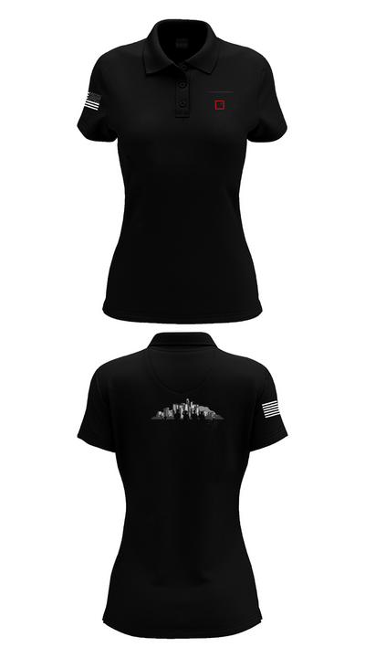 1-185th IN BN 23098536 Women's Short Sleeve Performance Polo  - 33