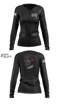 VPU 23029977 Women's Long Sleeve V-neck Shirt - 21