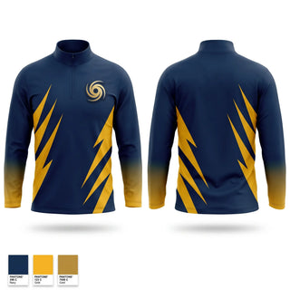 Quarter Zip Jacket, Bluffton Hurricanes, Women's Basketball, Teamtime, Team time, sublimation, custom sports apparel, team uniforms, spirit wear, spiritwear, sports uniforms, custom shirts, team store, custom team store, fundraiser sports, apparel fundraiser