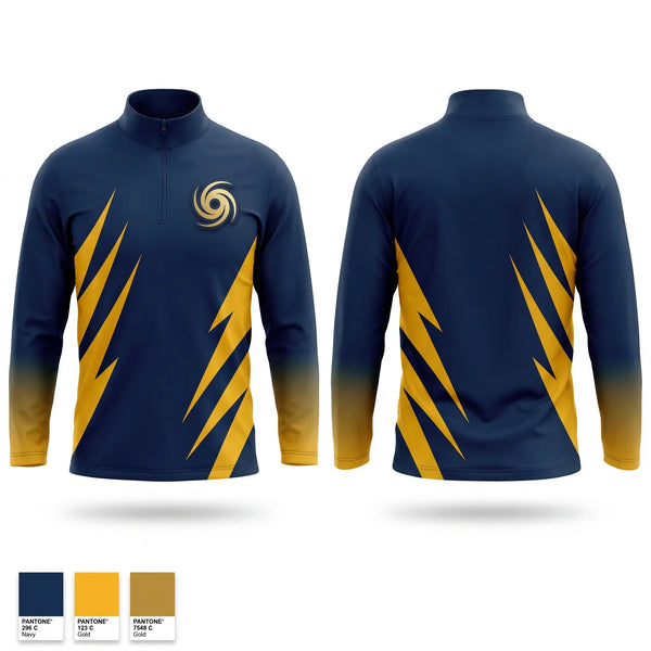 Quarter Zip Jacket, Bluffton Hurricanes, Women's Basketball, Teamtime, Team time, sublimation, custom sports apparel, team uniforms, spirit wear, spiritwear, sports uniforms, custom shirts, team store, custom team store, fundraiser sports, apparel fundraiser