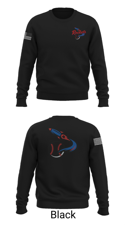 Space Coast Rockets 70599512 Crew Neck Sweatshirt - 21