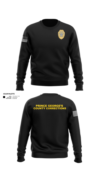 Crew Neck Sweatshirt, DOC PG, Police, Teamtime, Team time, sublimation, custom sports apparel, team uniforms, spirit wear, spiritwear, sports uniforms, custom shirts, team store, custom team store, fundraiser sports, apparel fundraiser