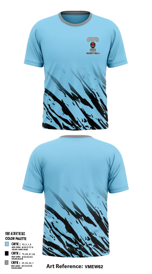 Short Sleeve Performance Shirt, TBirds, Men's Basketball, Teamtime, Team time, sublimation, custom sports apparel, team uniforms, spirit wear, spiritwear, sports uniforms, custom shirts, team store, custom team store, fundraiser sports, apparel fundraiser