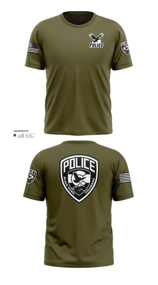 Short Sleeve Performance Shirt, Blackhawk Police, Police, Teamtime, Team time, sublimation, custom sports apparel, team uniforms, spirit wear, spiritwear, sports uniforms, custom shirts, team store, custom team store, fundraiser sports, apparel fundraiser