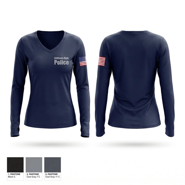 Cliffside Park Police Old School Cotton Feel Shirt - 1
