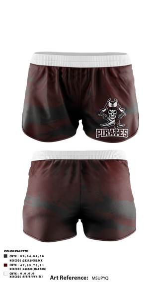 Track Shorts, PIRATES, , Teamtime, Team time, sublimation, custom sports apparel, team uniforms, spirit wear, spiritwear, sports uniforms, custom shirts, team store, custom team store, fundraiser sports, apparel fundraiser