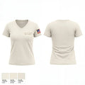 5-1 cav 59746078 Women's Short Sleeve V-neck Shirt - 1