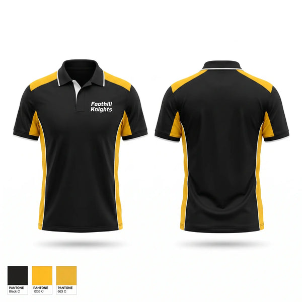 Short Sleeve Performance Polo, Foothill Knights, Wrestling, Teamtime, Team time, sublimation, custom sports apparel, team uniforms, spirit wear, spiritwear, sports uniforms, custom shirts, team store, custom team store, fundraiser sports, apparel fundraiser